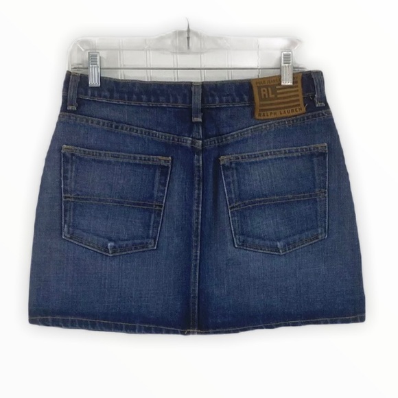 Polo Ralph Lauren Dresses & Skirts - POLO Ralph Lauren Jean Mini Skirt Cotton Blue 8